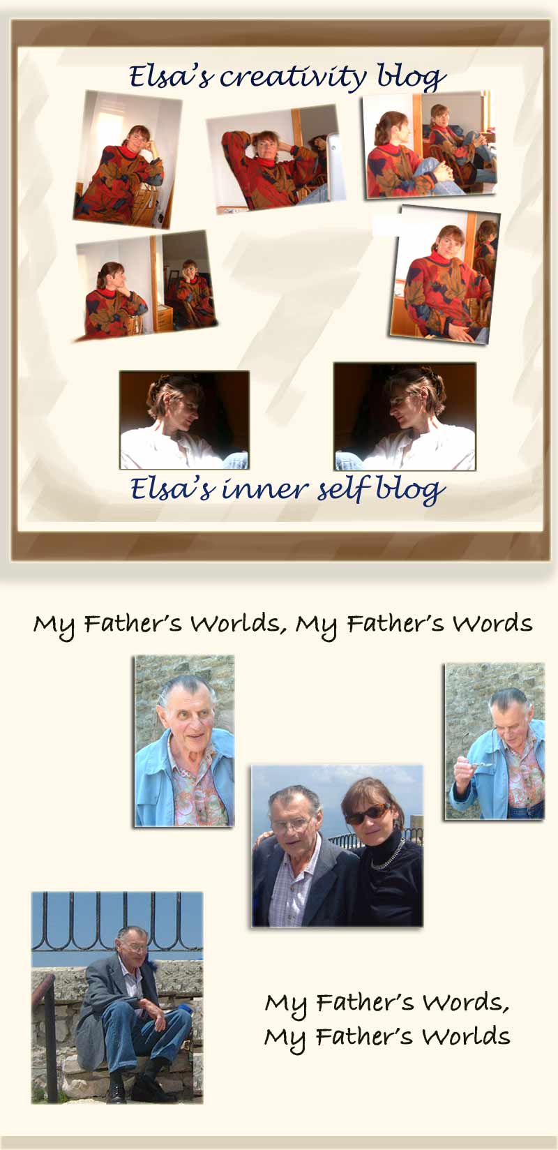 large pictures - blogs and my father's worlds, my father's words