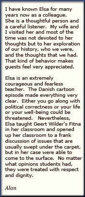 Elsa - courageous teacher