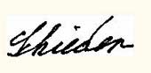 Erwin Schieder, signature